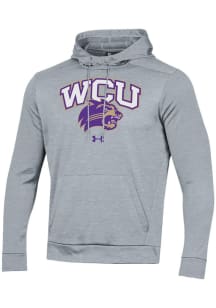 Under Armour Western Carolina Mens Grey Fleece Hood