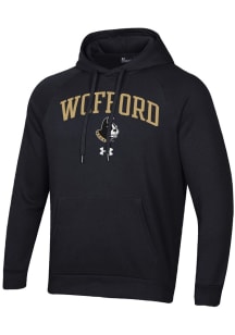Under Armour Wofford Terriers Mens Black Rival Long Sleeve Hoodie