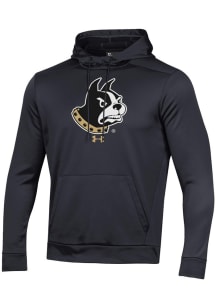 Under Armour Wofford Terriers Mens Black Fleece Hood