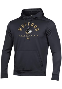 Under Armour Wofford Terriers Mens Black Arched Fleece Hood