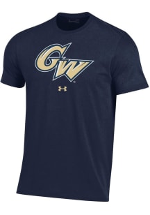 Under Armour George Washington Revolutionaries Navy Blue Performance Short Sleeve T Shirt