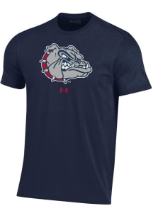 Under Armour Gonzaga Bulldogs Navy Blue Performance Short Sleeve T Shirt