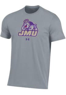 Under Armour James Madison Dukes Grey Performance Short Sleeve T Shirt