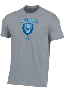 Under Armour Columbia University Lions Grey Performance Short Sleeve T Shirt
