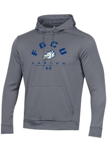 Under Armour Florida Gulf Coast Eagles Mens Grey Fleece Hood