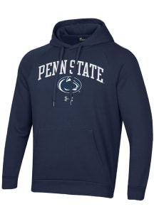 Under Armour Penn State Nittany Lions Mens Navy Blue Rival Long Sleeve Hoodie