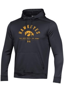 Under Armour Iowa Hawkeyes Mens Black Fleece Hood