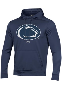 Under Armour Penn State Nittany Lions Mens Navy Blue Fleece Hood