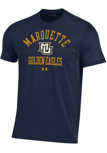 Under Armour Marquette Golden Eagles Navy Blue Performance Short Sleeve T Shirt