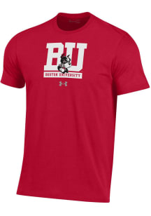 Under Armour Boston Terriers Red Performance Short Sleeve T Shirt
