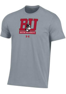 Under Armour Boston Terriers Grey Performance Short Sleeve T Shirt