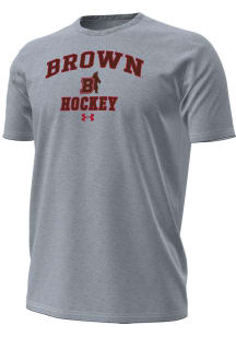 Under Armour Brown Bears Grey Hockey Performance Short Sleeve T Shirt