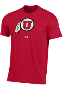 Under Armour Utah Utes Red Performance Short Sleeve T Shirt