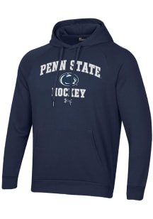 Under Armour Penn State Nittany Lions Mens Navy Blue Hockey Rival Long Sleeve Hoodie