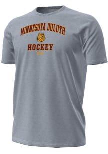 Under Armour UMD Bulldogs Grey Hockey Performance Short Sleeve T Shirt