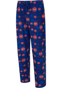Concepts Sport Detroit Pistons Mens Blue Mosaic Sleep Pants