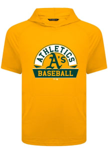 Levelwear Oakland Athletics Gold Phase Banner Arch Short Sleeve Hoods
