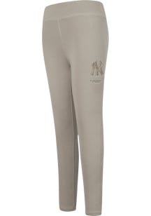 Pro Standard New York Yankees Girls Tan Neutral Bottoms Leggings