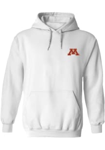 Vive La Fete Minnesota Golden Gophers Womens White Impressions Hooded Sweatshirt