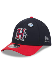 New Era Houston Texans Mens Navy Blue 2026 NFL Draft 39THIRTY M Crown Flex Hat