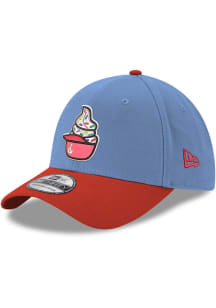 New Era Philadelphia Phillies Mens Powder Blue 2T Ice Cream Helmet 39THIRTY Flex Hat