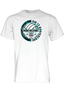 Blue 84 Big 12 White 2026 Big 12 Beach Volleyball Tournament Short Sleeve T Shirt