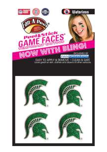 Michigan State Spartans Glitter 4 Pack Tattoo
