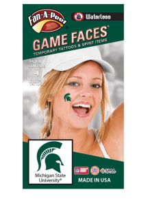 Michigan State Spartans Peel Stick 4 Pack Tattoo