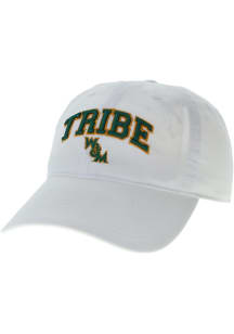 Legacy William & Mary Tribe EZA Twil Adjustable Hat - White