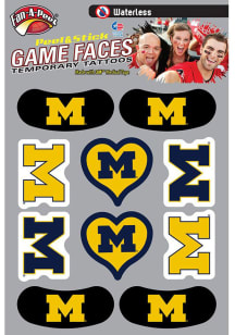 Michigan Wolverines Waterless Tattoo