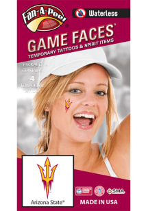 Arizona State Sun Devils Trident 4pk Tattoo