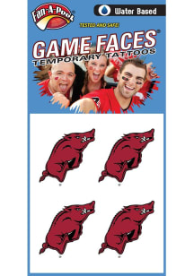 Arkansas Razorbacks 4pk Tattoo