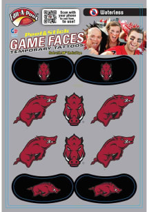 Arkansas Razorbacks Combo Sheet Tattoo