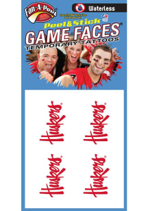 Nebraska Cornhuskers Husker 4pk Tattoo