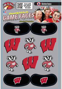 Wisconsin Badgers Tattoo Combo Tattoo