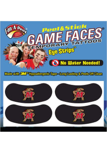 Maryland Terrapins 2pk Eye Tattoo