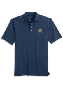 Johnnie O Drexel Dragons Mens Navy Blue Coastal Short Sleeve Fashion Polo