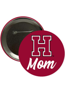 Harvard Crimson 3" Mom Button - Maroon