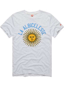 Homage Argentina National Team White Slogan Short Sleeve Fashion T Shirt