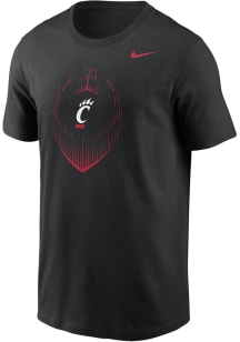 Nike Cincinnati Bearcats Black Football Football Short Sleeve T Shirt