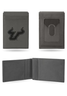South Florida Bulls Laser Engraved Mens Bifold Wallet