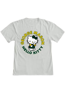 Blue 84 George Mason University Womens Grey Hello Kitty Sweet Talk Short Sleeve T-Shirt