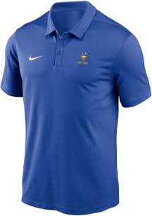 Nike Pitt Panthers Mens Blue Softball Victory Short Sleeve Polo