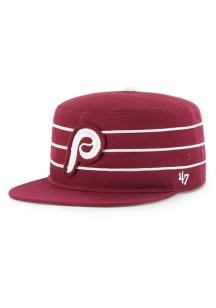47 Philadelphia Phillies Golden Age Pillbox Adjustable Hat - Red