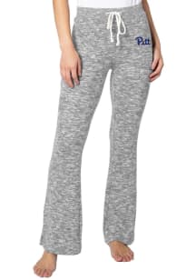 Pitt Panthers Womens Flare Design Grey Sweatpants