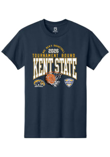 Summit Sportswear Kent State Golden Flashes Navy Blue MAC 2026 MBB Tournament Bound Short Sleeve T..