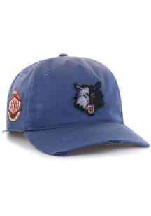 47 Minnesota Timberwolves Hardwood Classics Worn Hitch Adjustable Hat - Blue
