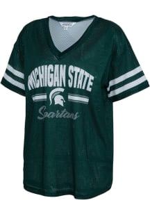 Michigan State Spartans Womens Kickoff Fashion Football Jersey - Green