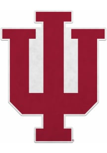 Indiana Hoosiers Logo Shaped Pennant - Crimson