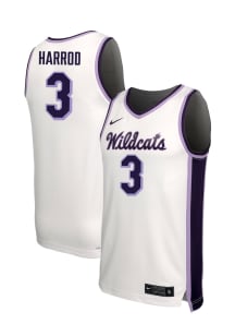 Brandie Harrod  Nike K-State Wildcats White NIL Name And Number Jersey